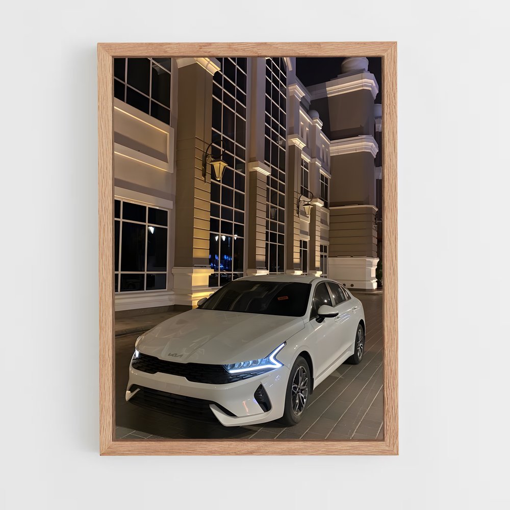 Poster Élégance roues épurées – affiche Kia (vue 4)